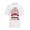 My Wife Is German Spruch Germany Deutschland Afd Herren T-shirt Baumwolle