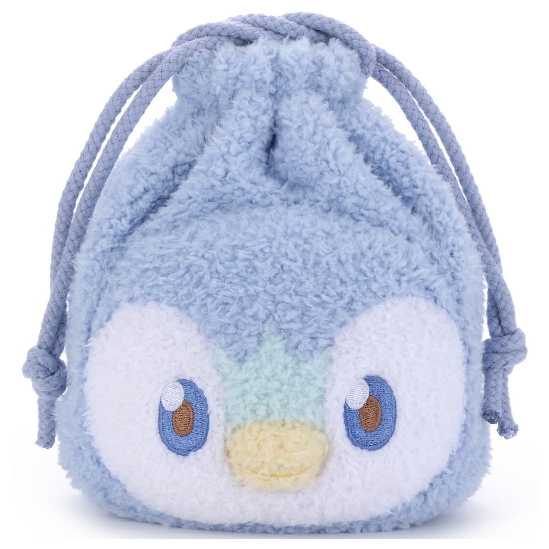 

TAKARATOMY A.R.T.S Pocket Monsters Poke Piece Plush Drawstring Bag Piplup Plush Width Approx. 18cm