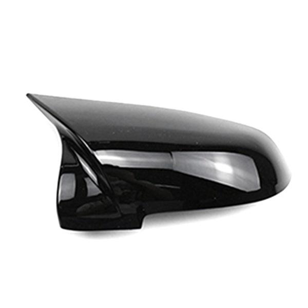 Set Schwarze ABS-Rückspiegelabdeckungen für BMW Modelle 1, 2, 3, 4