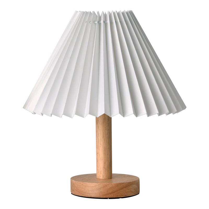 The Ally Wooden Bedside Lamp with Remote Dimming