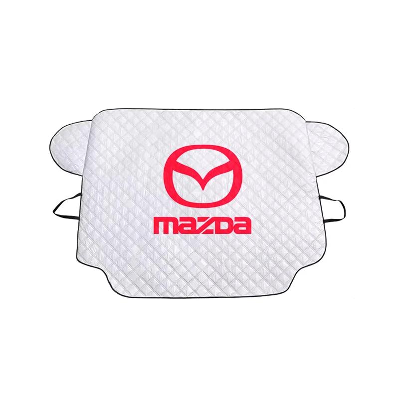 Car Snow Block Cover Thicken Windshield Sunshade Window Protector Car Accessories For Mazda 3 6 Atenza Axela Demio CX3 CX5 MP MS