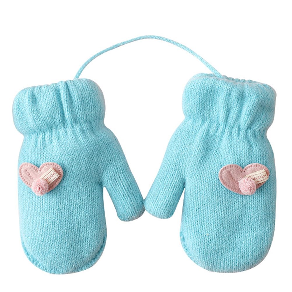 Eigenn Mittens with Thick Warm for Boys and Girls Ages Perfect for Playing In the Going To and Baby Available In 8 Cute Colors Children's Drawstring,