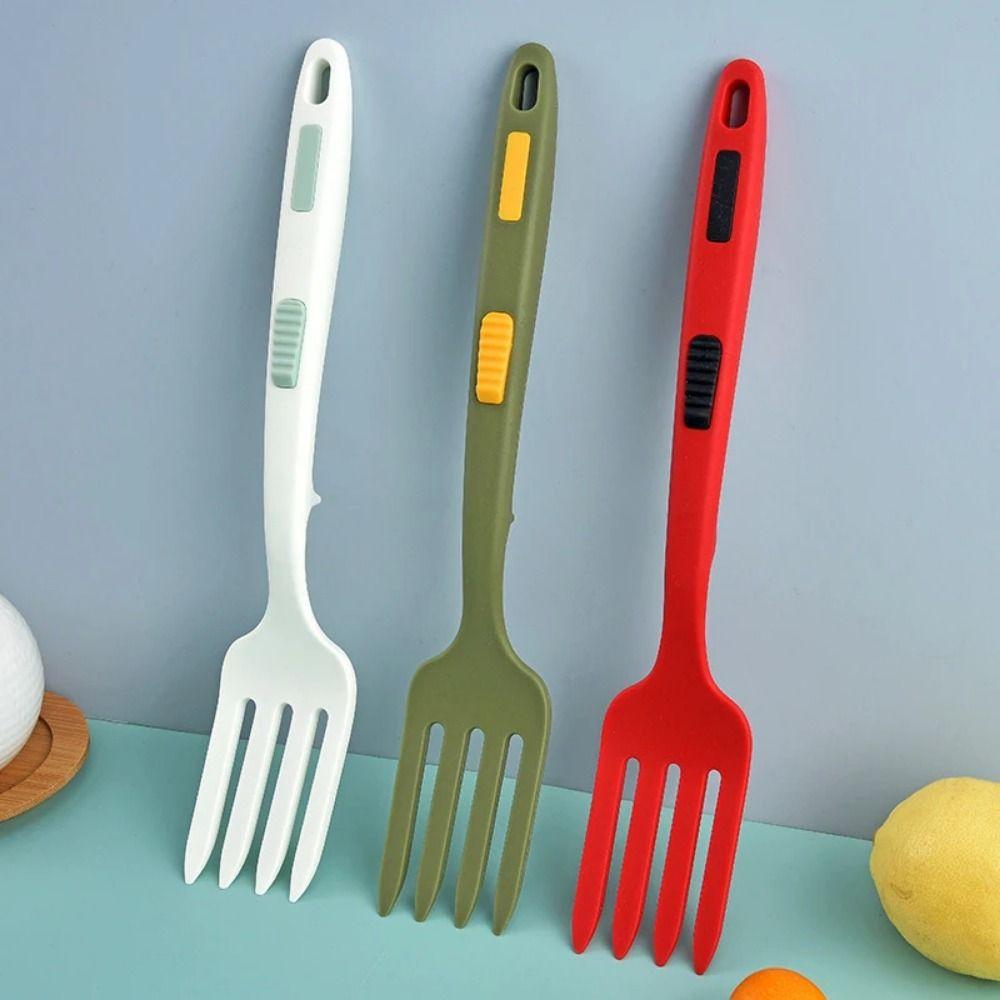Heat-Resistant Silicone Flexible Forks Food Grade Spaghetti Server Flatware  Fruit