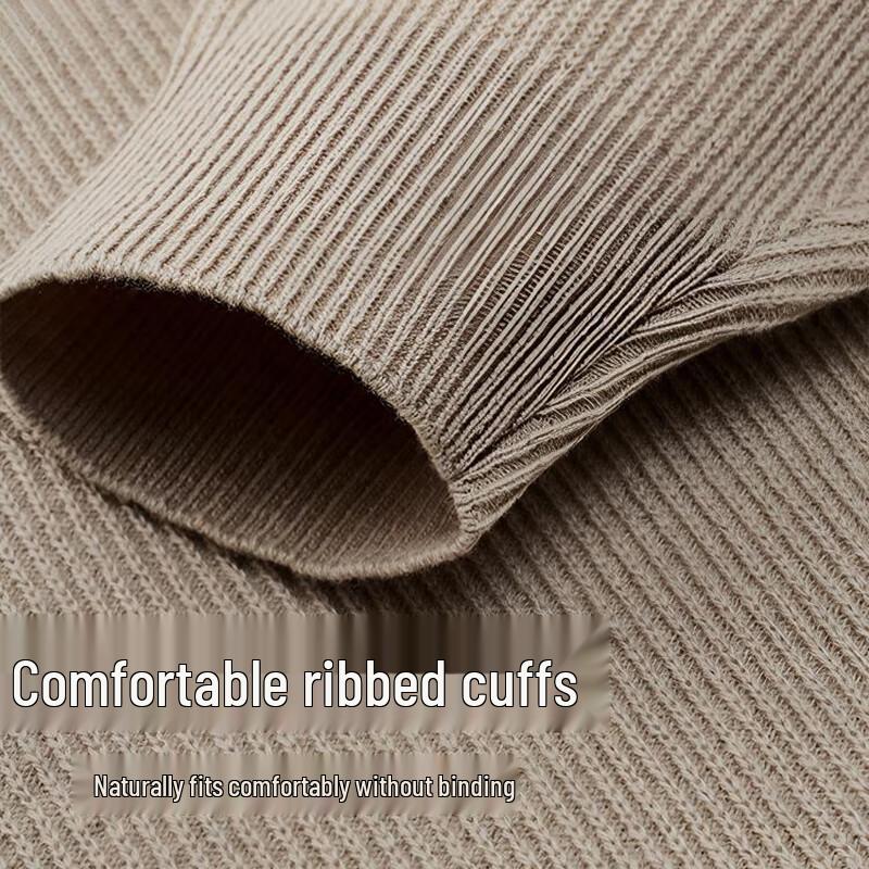 SEPTWOLVES Men's Cashmere Blend Round Neck Pullover Sweater