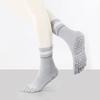 Women's Non-slip Five-toe Mid-calf Yoga & Pilates Compression Socks