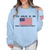 Women's Colorblock Sweatshirt Long Sleeve Round Neck Casual Comfortable Loose Lightweight Women's Sweatshirtt