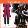 Devil May Cry Dante Cosplay Costume Set With Jacket Pants Gloves For Anime Game Roleplay