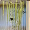 Handmade Spring Willow Tree & Swallow Classroom Door Curtain