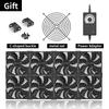 12cm High Speed Large Air Volume 3000 RPM Btc Mining Machine Workstation Cabinet 12v Fan Server Case Cooling System Fan Kit