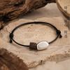Wooden bracelet Women's Lucky Natural ebony bracelet Emotional stability Niche light luxury Qixi Festival gift