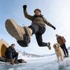 Ice Grips for Shoes Anti-Skid Snow Ice Thermo Plastic Elastomer Climbing Shoes Spikes Grips Cleats Over Shoes Covers Crampons