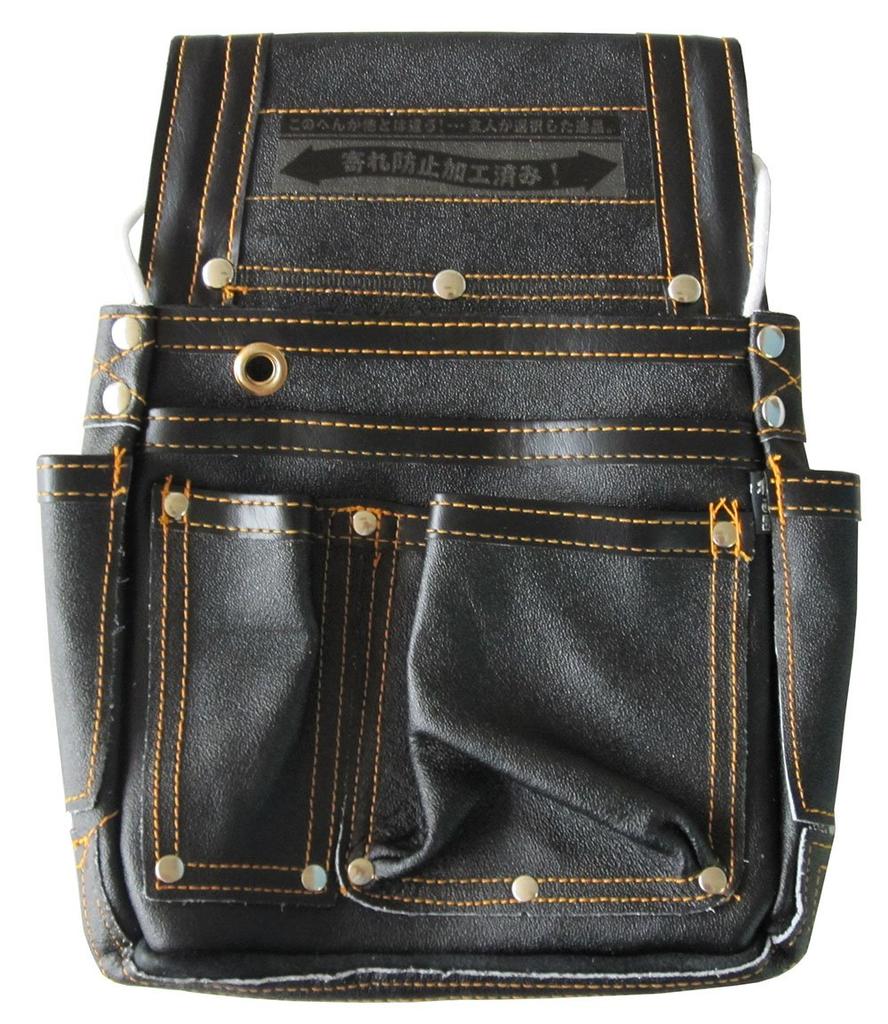 B-STAFF Gusseted Nail Bag Ever Leather No.27B