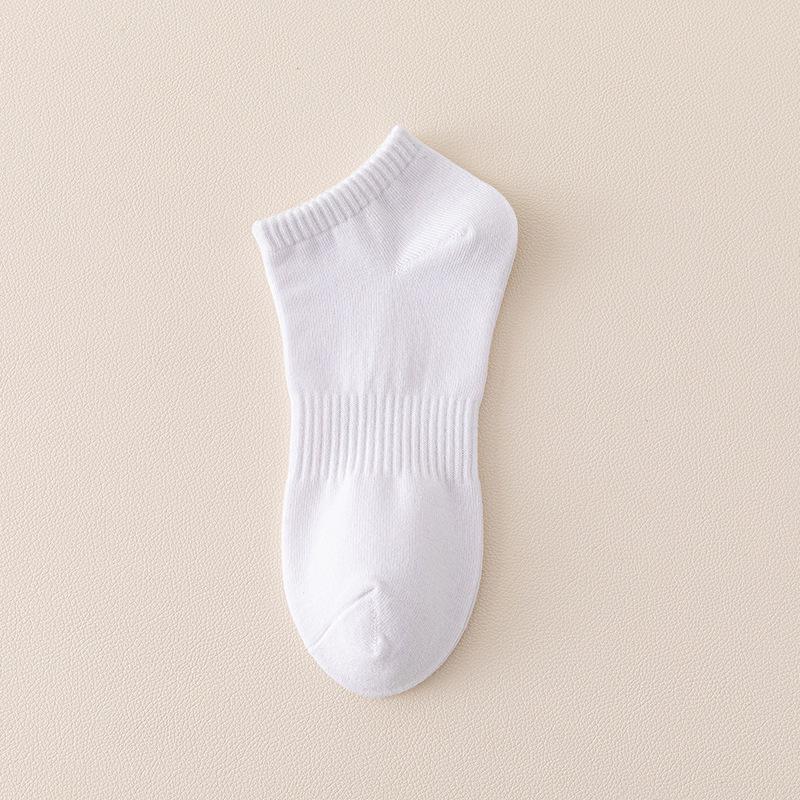 Męskie bawełniane skarpetki sportowe do połowy łydki, czarno-białe, na wiosnę/lato, modny długi styl ze ściągaczem