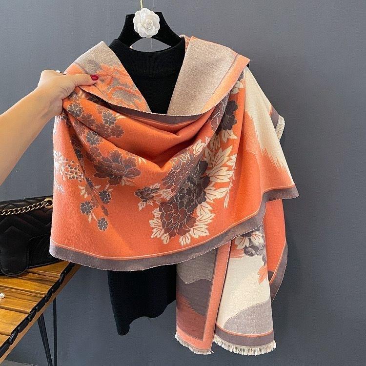 New Scarf Warm Air Conditioned Room Autumn and Winter Shoulder and Neck Shawl Outer Wear for Women