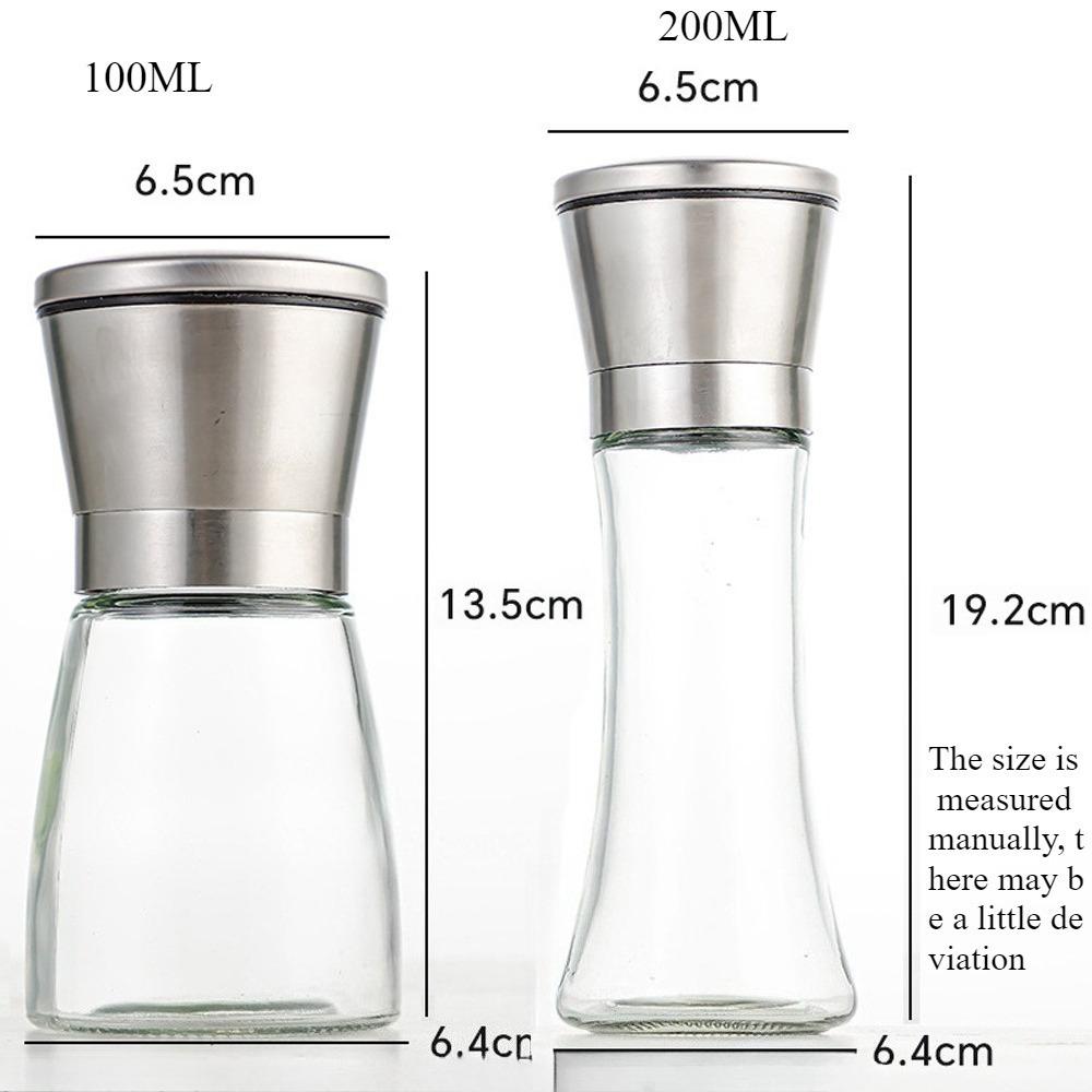 PremiumPepper Grinder AdjustableCeramic Grinder Precision MachinedStainless Steel Grinder and PremiumPeppercorn Sponge Packaging