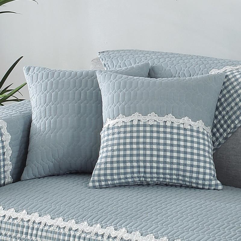 Pure Cotton Sofa Cushion Four Seasons General Non-slip Cushion Nordic Simple Modern Sofa Cover Cover All-inclusive Universal Cloth Towel