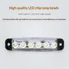 24V 6 Led Side Marker Lights Car External Lights Warning Tail Light Signal Brake Lamps For Truck Trailer Lorry Bus