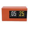Kalender Klappuhr LED-Anzeige Automatisches Umblättern 12 Stunden AM PM Retro Ewiger Kalender Klappuhr
