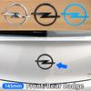 145mm 3D ABS Schwarz/Silber Auto Frontgrill Haube Motorhaube Emblem Heckklappe Abzeichen Logo Aufkleber Für Astra Insignia Corsa Zafira