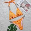 New Diamond Metal Chain Scrunch Butt Bikini Women Swimwear Female Swimsuit Two-pieces Bikini Set Bather Bathing Suit Swim