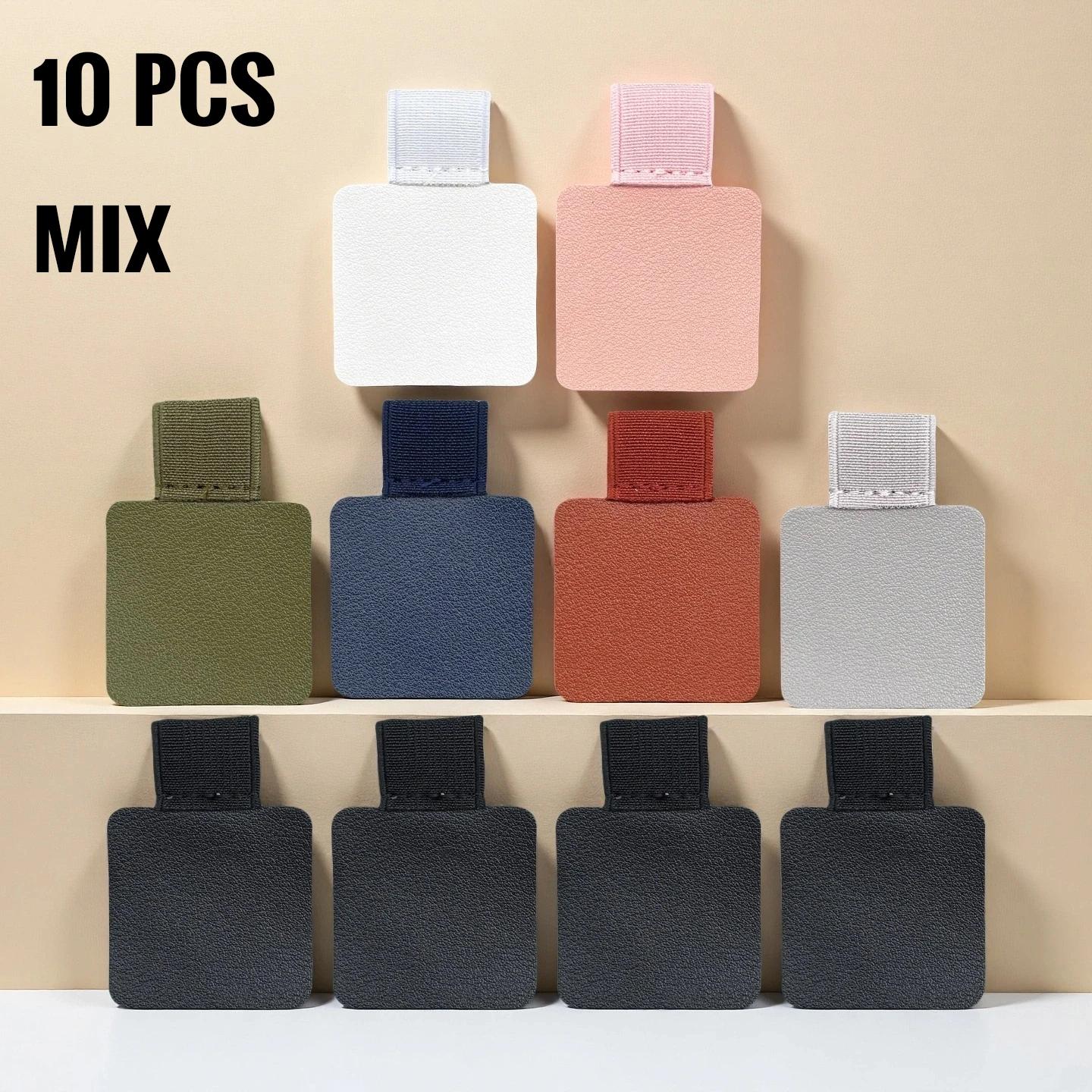 

10 Pack Elastic Pen Loop Holder for Notebooks Journals Planners - Assorted Colors - Office School Supplies