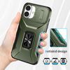 For iPhone 16 Case Camshield Kickstand TPU+PC Anti-Slip Phone Cover
