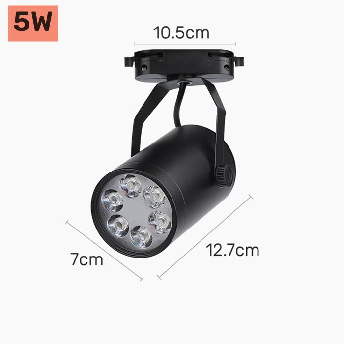 RGB LED Track Lights 5W/7W/12W/18W Remote Control Colorful Ceiling Rail Lamp KTV Disco Stage Bedroom Shop Track Lighting Fixture