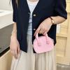 Cute Mini Shoulder Bag 2024 Spring Summer New Simple Solid Color Crossbody Bag In Chic Candy Colors