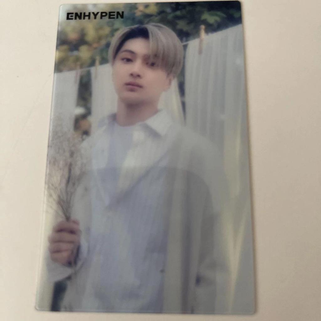 ENHYPEN GRANICĘ : HAKANAI OFICJALNA KARTA ZE ZDJĘCIEM STANDARDOWA SOLO UNIWERSALNA weverse