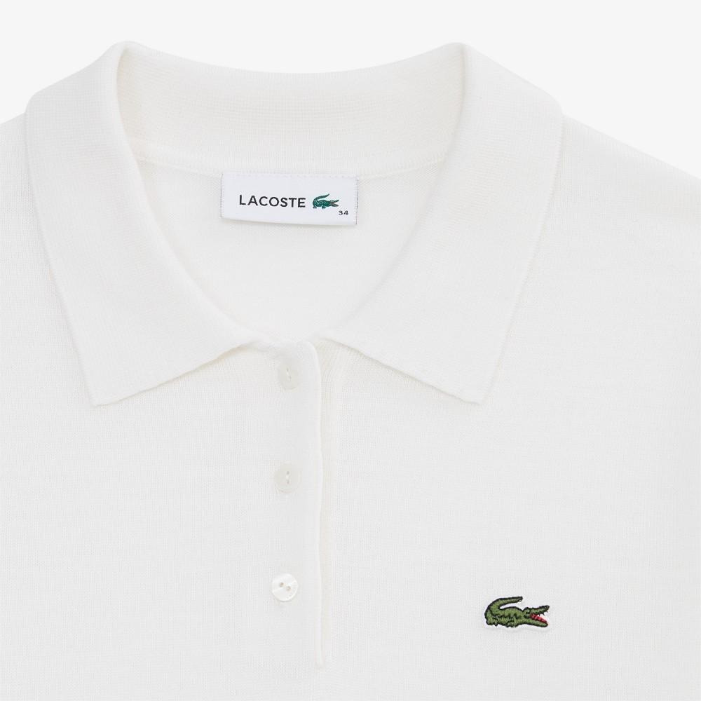 Lacoste Women's Basic Long Sleeve Sweater Polo AF793E-55N70V