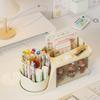 Desk Organizer 360° Rotation Jewelry Sorter Large Pencil Pen Holder Display Box for Home Mail