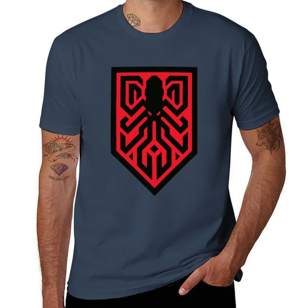 Chtulhu V Tshirt Minimalist Plain Crew Neck Tshirt
