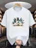 Latest Style Unisexs Slim Breathable Sports Casual Printed TShirt Suitable for Travel Trips Campus Life Outdoor Wear