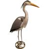 Decorative Heron - - Resin - Height 87 Cm - Grey