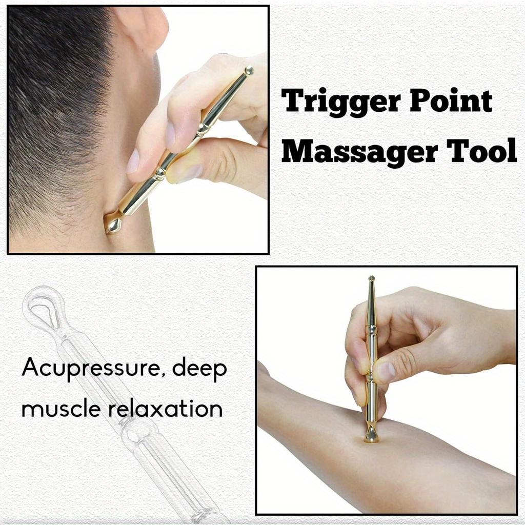 Długopis do akupunktury Narzędzia do refleksologii Długopis do akupresury Długopis do masażu ze stali nierdzewnej Narzędzie do masażu punktów nacisku do refleksologii do ciała