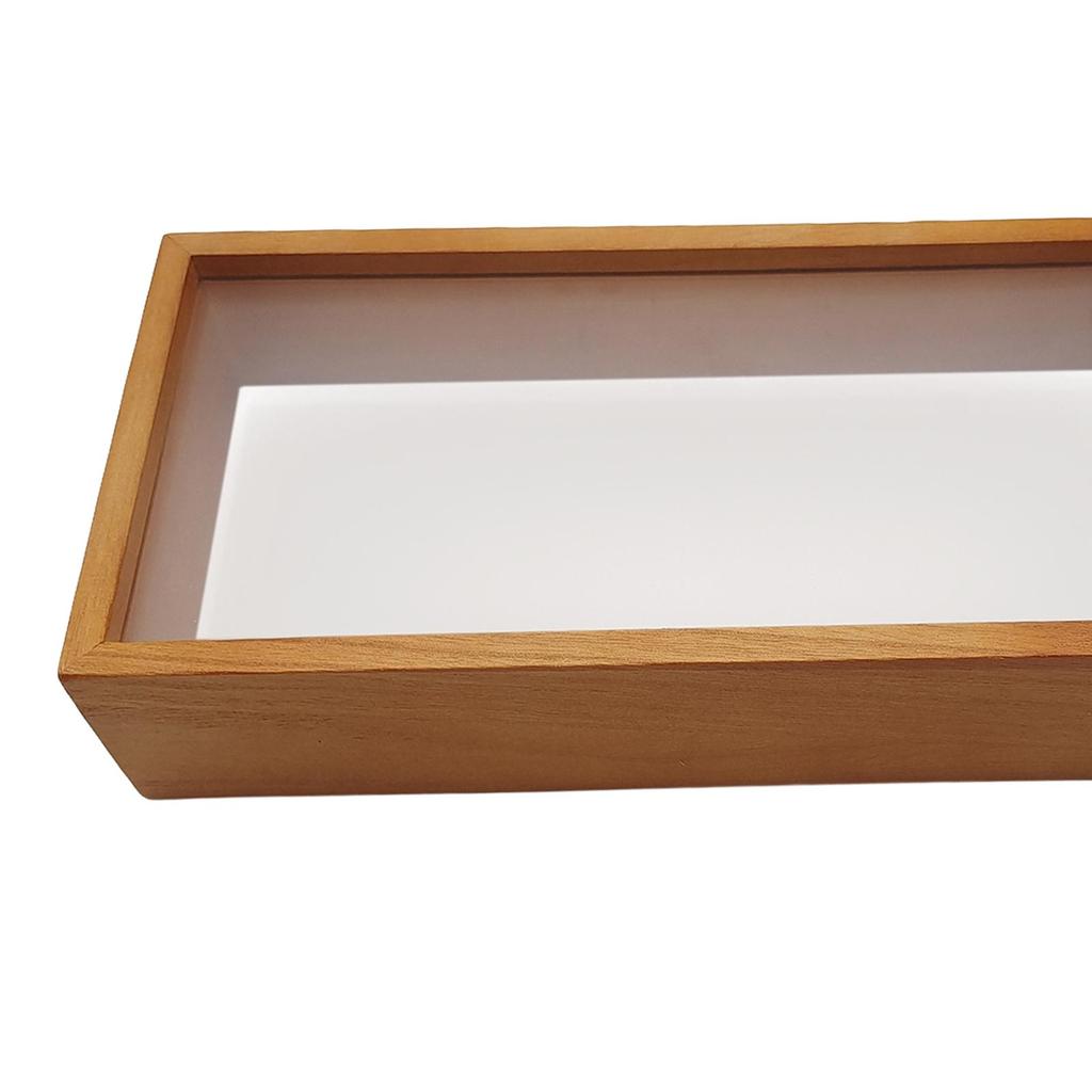 Wood Shadow Box Frame Floating Picture Frame DIY Gifts Decorative Plexiglass Storage Box Pressed Flower Frame for Awards