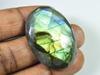 28X39MM Checker Cut Labradorite Oval Cabochon Loose Natural Gemstone 72Cts. SK-1556