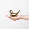 2 Pieces Of Ceramic Golden Bird Home Decoration Crafts Golden Bird Sculpture