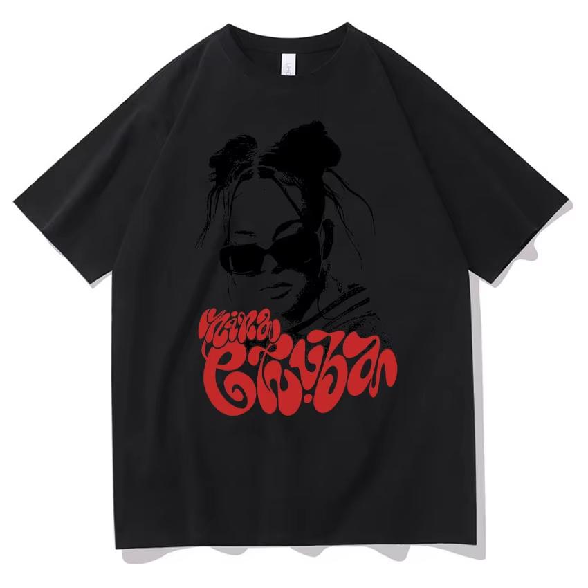 2026 Wiosna i lato nowa góra Nina Chuba Wysokiej jakości Street Czysta bawełna Koszulka z nadrukiem Modny T-shirt Luksusowy Casual y2k ins