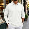 Herren Langarmhemd Button-Down-Kragen Farbe Entspannte Passform Lässig