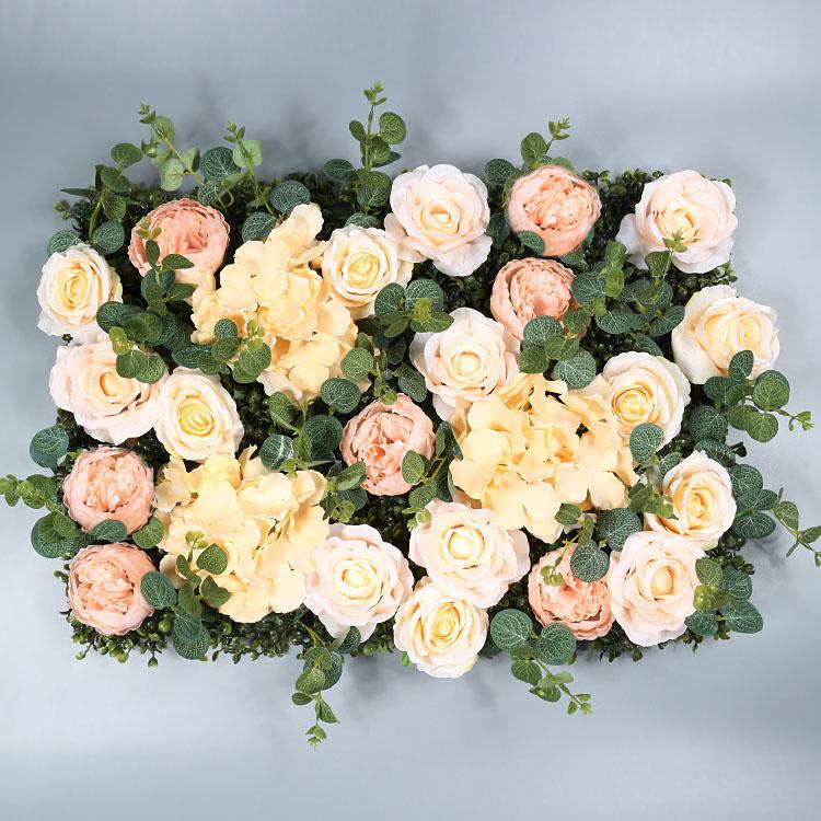 background wall Simulated flower rose embroidered ball birthday party wedding door decoration fake flower pendant wall decor