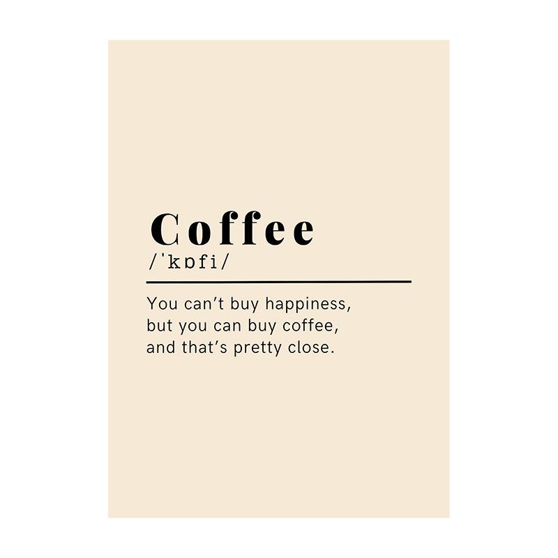 Plakát Coffee Diver Malba na plátno Coffee Trendy Kuchyňská Galerie Tisk Nástěnné Umění Obrázek pro Dekoraci Domova Dárek pro Milovníka Kávy