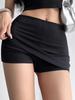 Women's Sporty Yoga Mini Skirt with Built-In Safety Shorts - Slimming, Anti-Exposure, A-Line Design