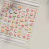 Fruit Party Nail Art Sticker Pineapple Pitaya Kiwi Fruit Apple Watermelon Strawberry Orange Pomegranate Peach Fig Manicure Decal