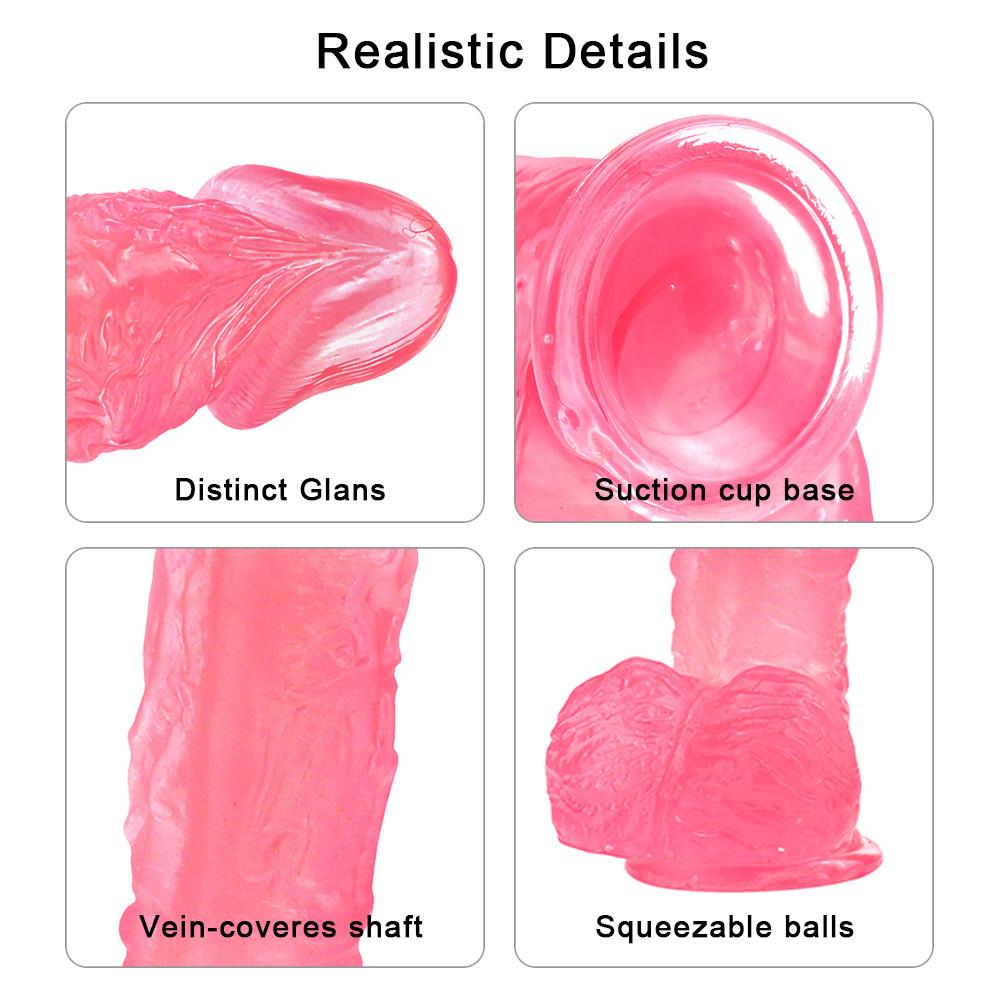 Stor dildo RUNYU myke lange dildoer Realistiske penis sugekopp Stor pikk Anal voksen sexleketøy for kvinne