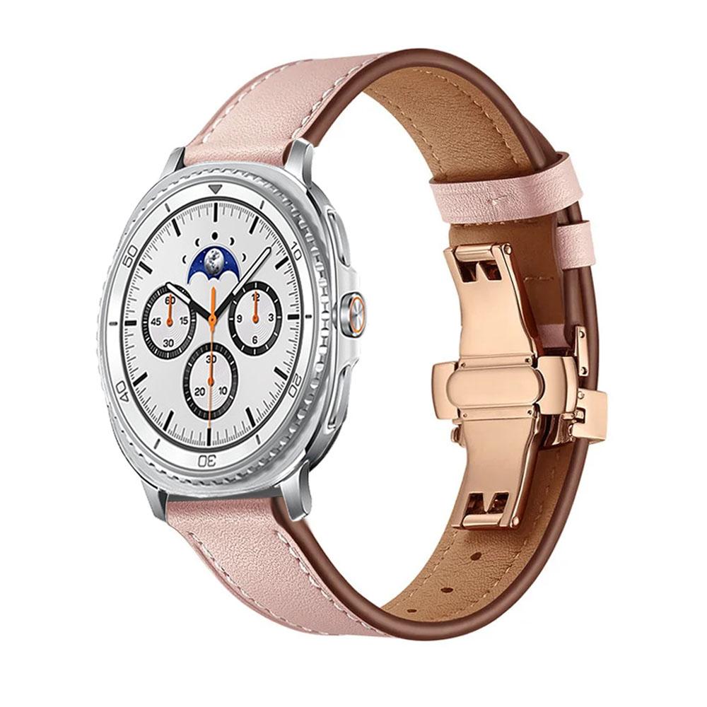 Premium Leather Strap For Samsung Galaxy Watch 8 Classic 46mm/44mm 40mm High-end Bracelet Wristband Galaxy Watch Ultra 2026 Belt