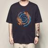 Summer Game King Tee Muto Games Blue Eyes White Dragon Print Men's T-shirt Short Sleeve Dark Mage Clothes Giant Divine Soldiers