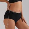 Sexy Hottie Geometric Hollow Love Ring Splicing Waist Chain Beach Sweet Cool Body Chain