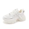 Small size platform silver fashion dad shoes women's new versatile casual shoes heightening lightweight sports shoes trendy shoes
