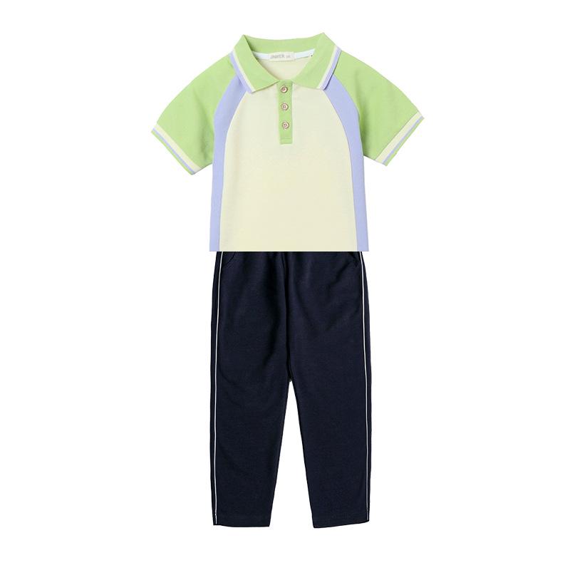 Three-Piece School Uniform Set: Autumn/Spring Sportswear & Baseball Style for Primary, Middle, and Large Kids